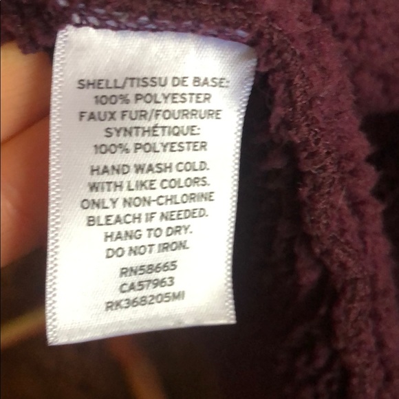 Susina Teddy bear cozy seamed open vest sz S - Picture 3 of 5